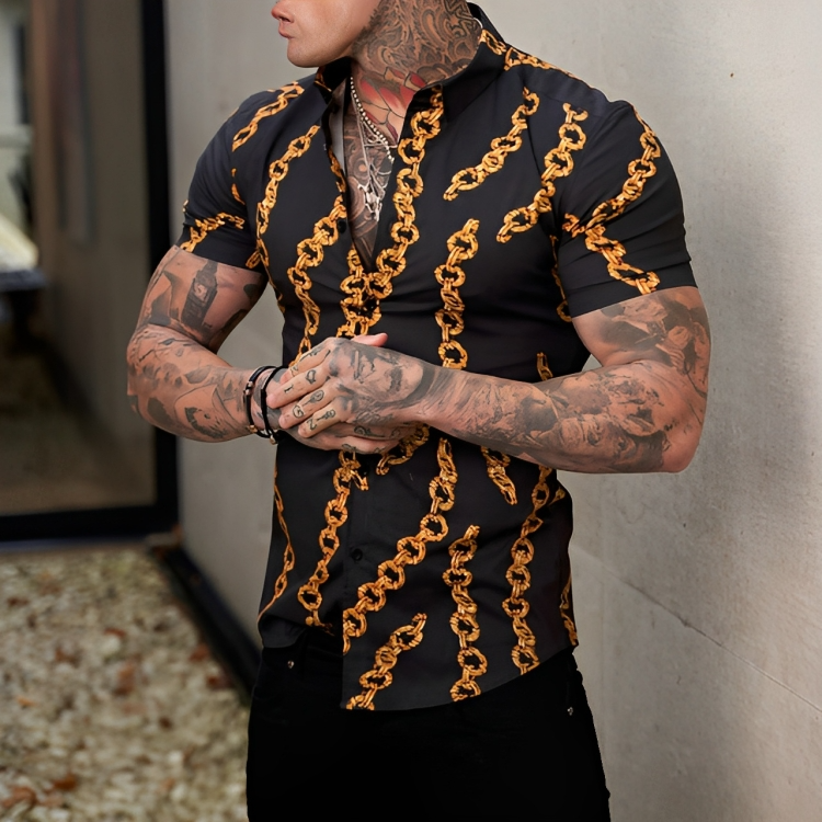 THE HUMBERTO SLIM FIT SHORT SLEEVE SHIRT