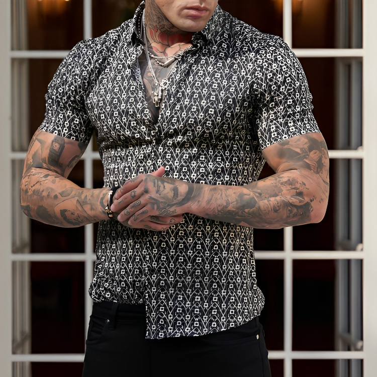 THE SANTIAGO SLIM FIT SHORT SLEEVE SHIRT