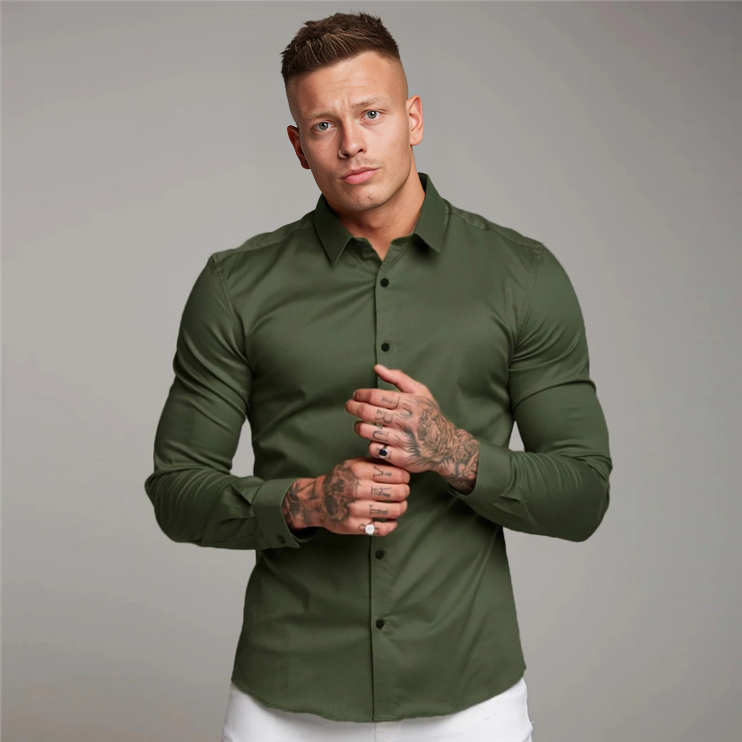 THE VITO SLIM FIT LONG SLEEVE SHIRT