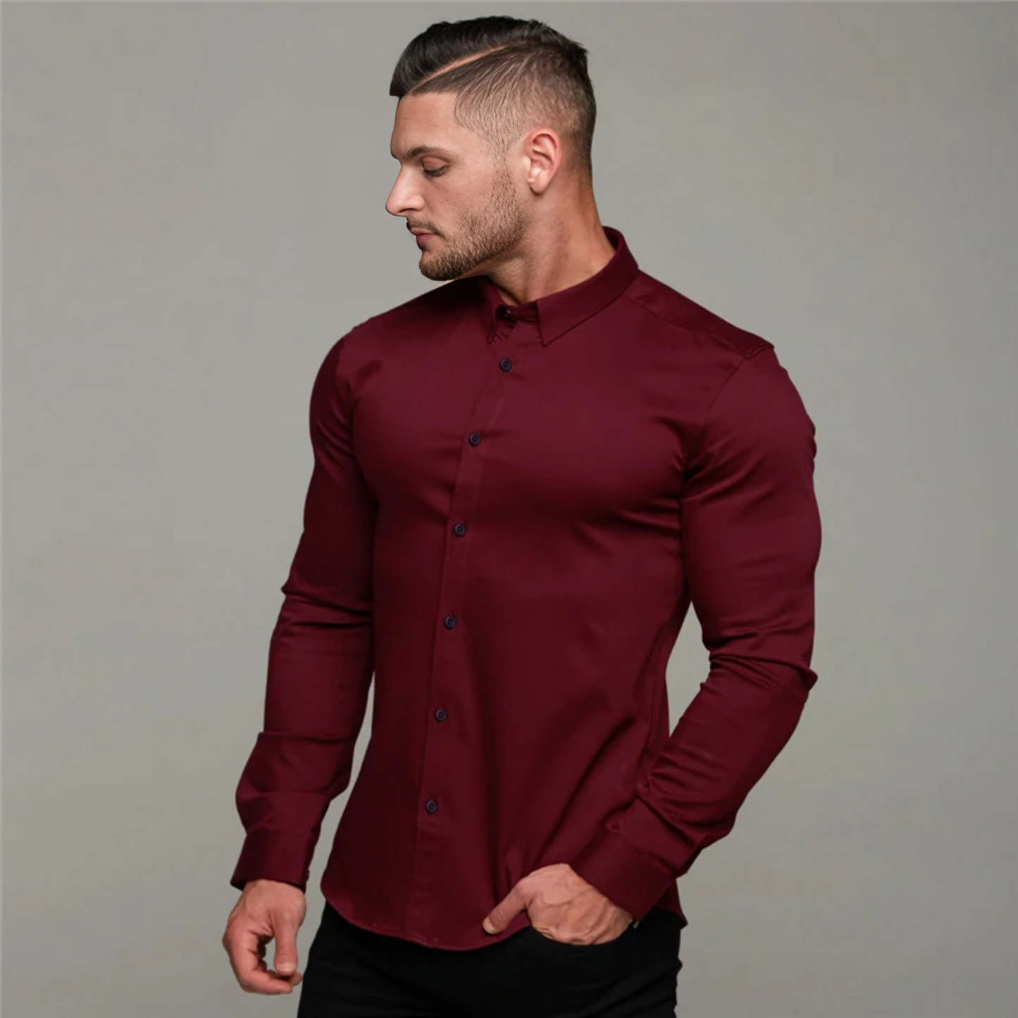 THE VITO SLIM FIT LONG SLEEVE SHIRT